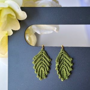 Handmade Leaf Earrings